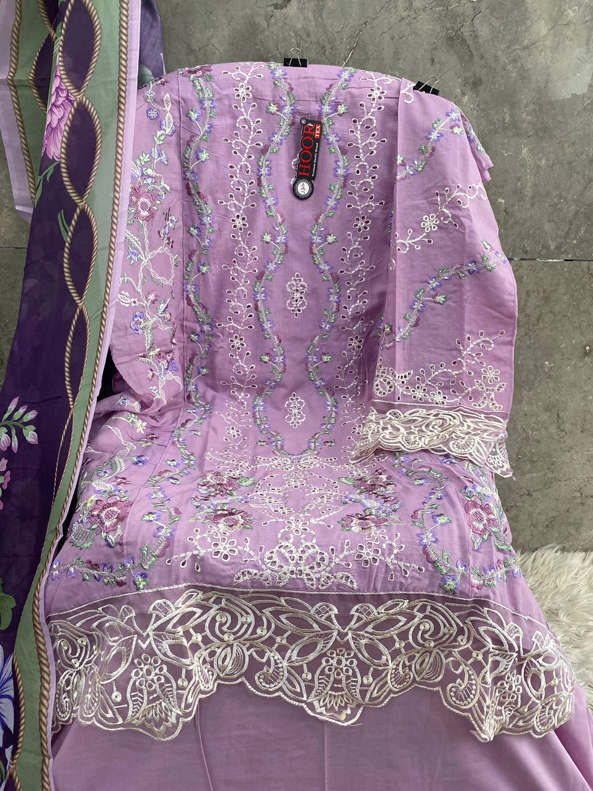 Hoor Tex H-301 Heavy Cotton Wholesale Pakistani Salwar Suit — Wholesale Pakistani Suits, MPA wholesale from Surat - Gallery Image 2